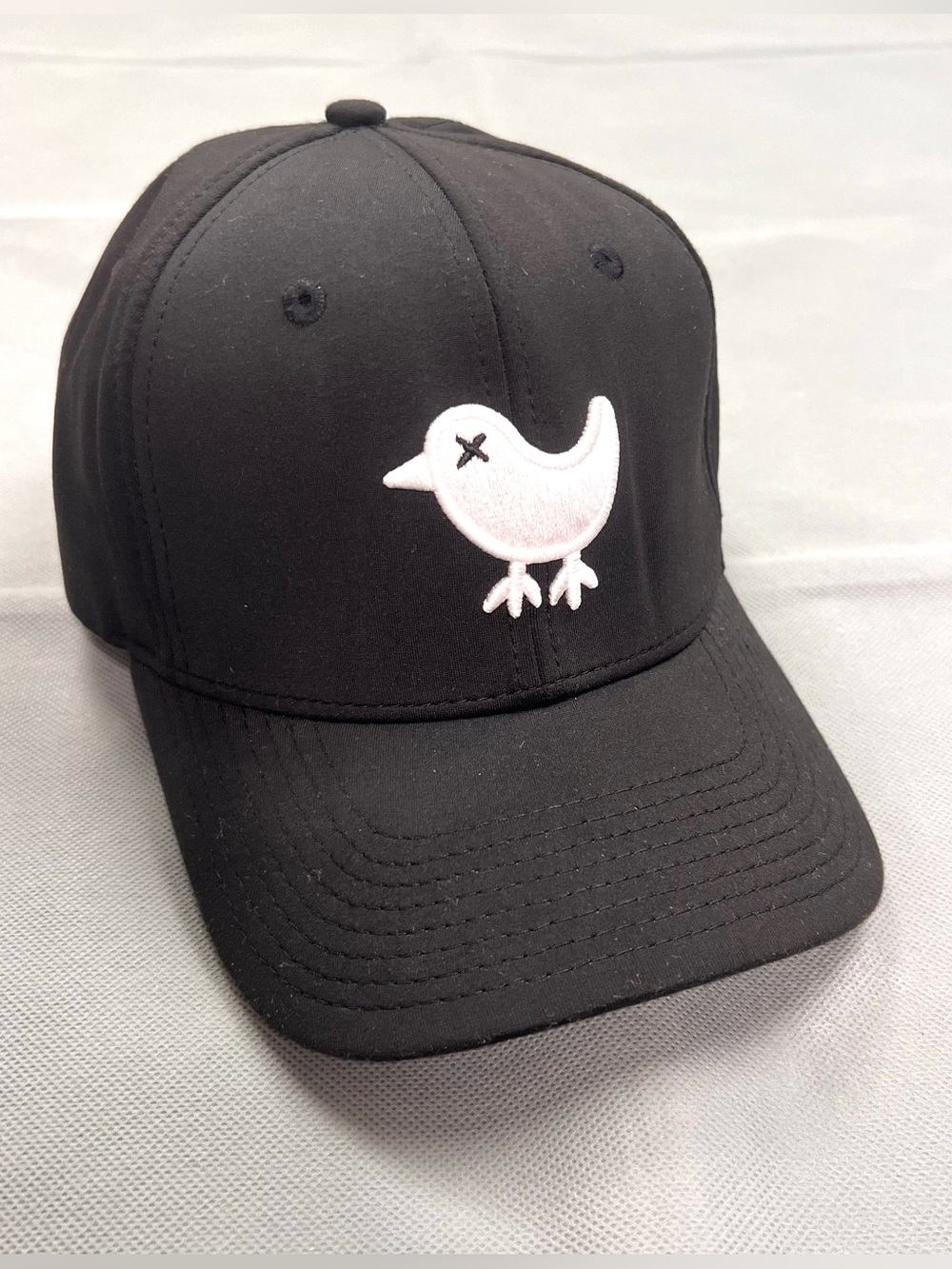 Bad Birdie Golf Baseball Hat Cap Adult Snapback Black Logo Mens Polyester
